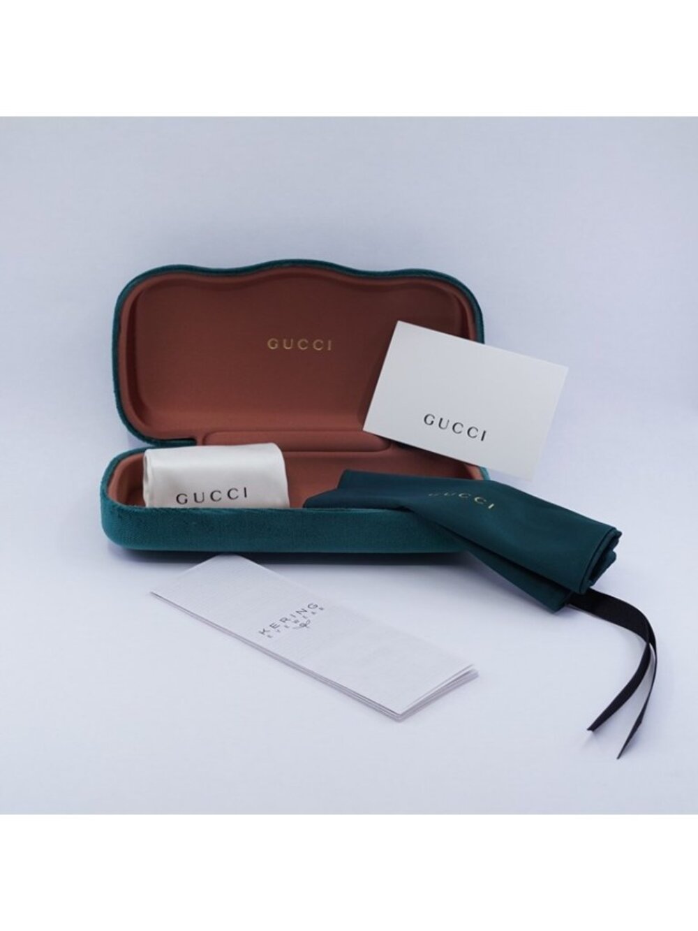 Gucci GG0038ONN 003 Eyeglasses Havana 54mm Square Frame - Picture 12 of 12